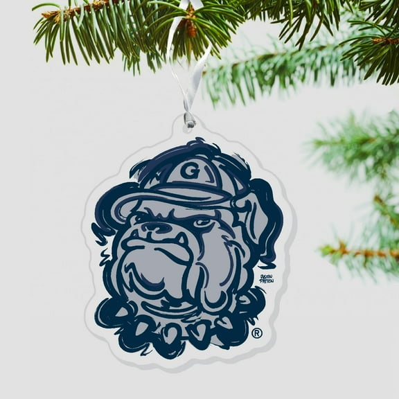 Georgetown Hoyas Holiday Ornament Justin Patten Artists Rendition