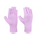 thumbnail image 1 of Soulage l'Inconfort des Mains avec 1 Paire de Gants de Compression Sans Doigts, Violet, 1 of 7