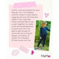 thumbnail image 7 of MeMoi  Thin Ribbed Comfort Stretch Cotton Blend Leggings - Girls - Female, 7 of 7