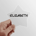 thumbnail image 1 of Special Handwriting English Name ELIZABETH Star Sticker Paster Vinyl Car Tags Decoration Decal, 1 of 3