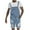 Light Blue, variant on Odeerbi Denim Overall Shorts for Men 2025 Casual Fashion Solid Breast Pocket Ripped Shorts Straight Type Overalls Light Blue