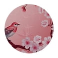 thumbnail image 4 of HAOXIT Round Table Cloth Japanese Pink Table Cover for Dining Room Kitchen Decoration Round s 46-50, 4 of 8