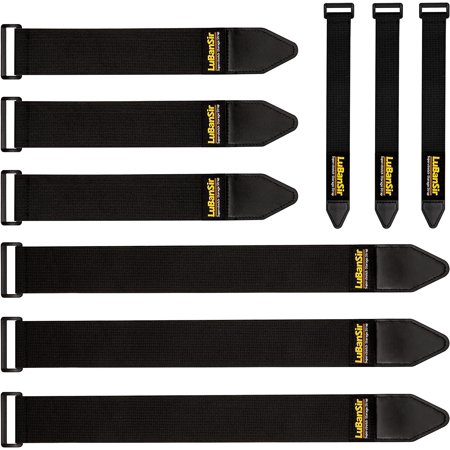 Cinch Straps, Assorted 9 Pack(9“/12”/18“) Super-Stretch Storage Straps Fit House, Garage, Workshop, Boat, Car