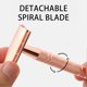 thumbnail image 4 of Portable Men's Manual Razor Ergonomic Design Handle Travel Shaving Tool for Men Teen Boys Face Beards, 4 of 5