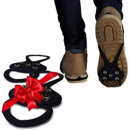 Hugo Grips 4 Ice Winter Traction Over Shoe Snow Cleats One Size Fits Most Walmart