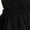 Black, variant on Tie-Up Detail Cotton Mini Dress