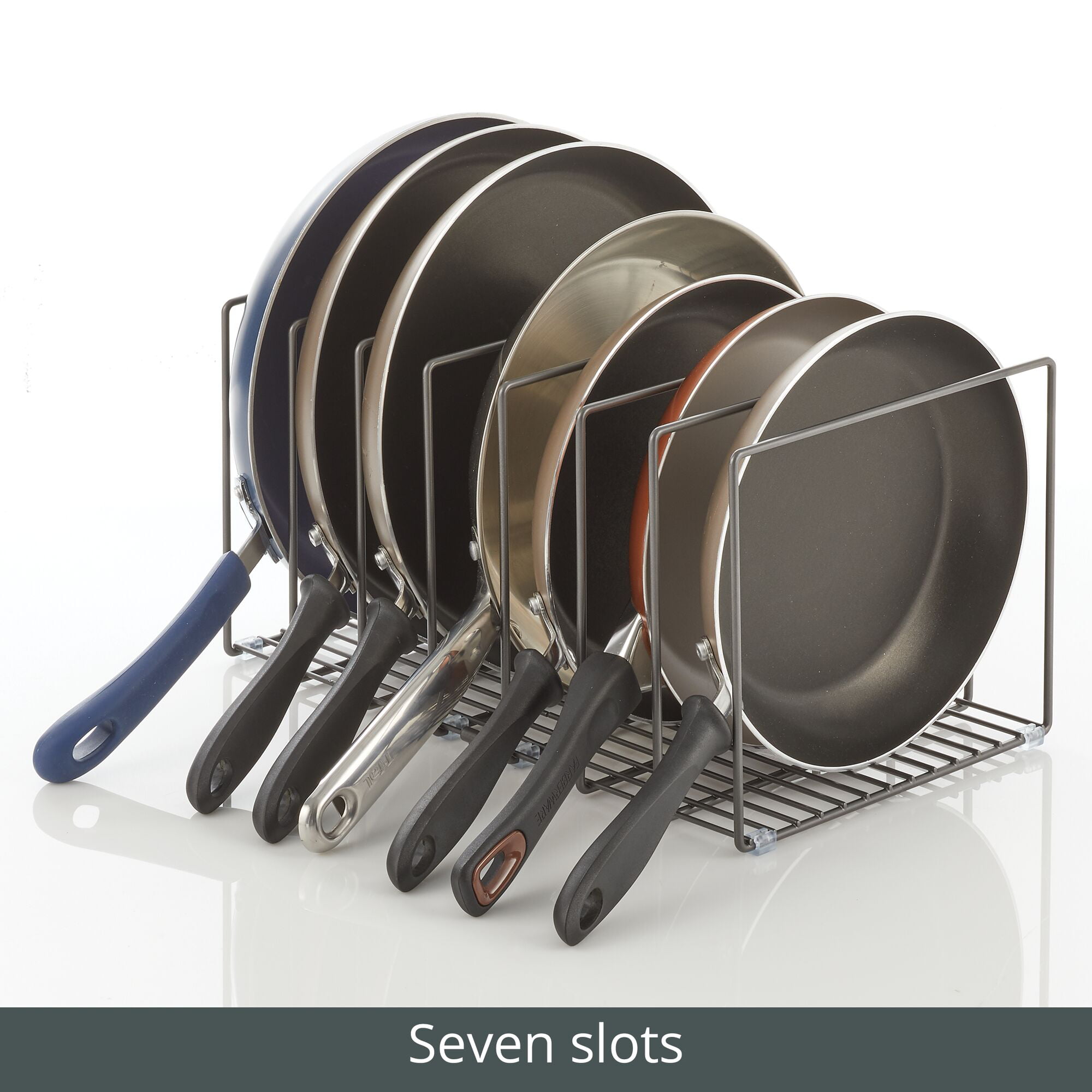mDesign 5-Section Cookware Organizer