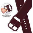 thumbnail image 4 of KOMI Sport Band for Apple Watch Bands 49mm 45mm 44mm 42mm 41mm 40mm 38mm, Soft Silicone Wristband Replacement Strap with Classic Clasp for iWatch Series 9 Ultra SE 8 7 6 5 4 3 2 1 for Women Men, 4 of 7