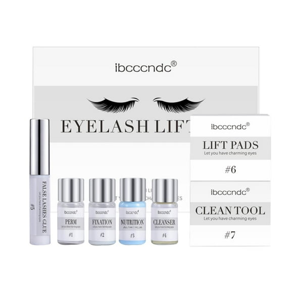 de levantamiento de pestañas 7 en un, profesion de permanente de pestañas líquidas, de laminación de pestañas, maquillaje de ojos para Salvador Kits de Permanente para Levantamiento de Pestañas