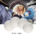 thumbnail image 3 of 10pcs Wool Felt Wrinkle Releasing Reusable Laundry Steamy Dryer Ball Washer, 3 of 5