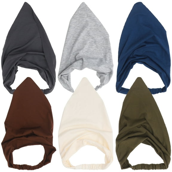 LEXSOMEO 6pcs Elastic Hair Scarves Women Headscarf Hair Scarf Women Girls Bandanas
