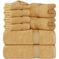 thumbnail image 1 of Juego de toallas Utopia Towels, 8 piezas, 600 g/m², 100% algodón (burdeos), 1 of 8