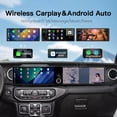 thumbnail image 5 of MOOKAKA 12.3"+12.3" Smart Display Radio Audio Media Player for Jeep Wrangler Rubicon 2018-2026 Car Navigation GPS Upgrade Headunit Android Replacement 1080P Screen Carplay Accessories, 5 of 16