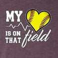 thumbnail image 2 of Wild Bobby, My Heart Is On That Tennis Field, Sports, Men Premium Tri Blend Tee, Vintage Purple, Small, 2 of 4