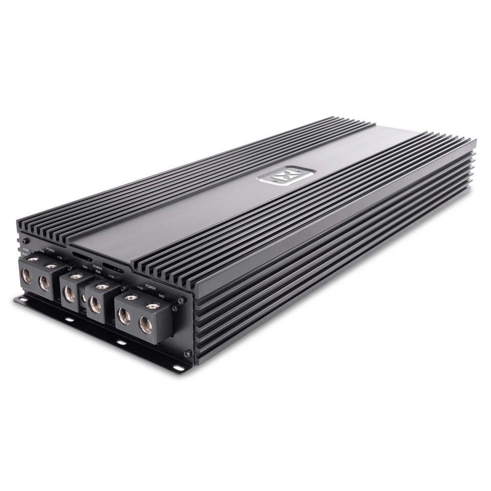 NVX XCA6K XC-Series Korean Competition Class-D Monoblock Amplifier w/ LED Remote Bass Knob 6000W RMS
