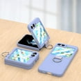 thumbnail image 6 of for Samsung Galaxy Z Flip 5 Case with Ring Shockproof Protective Cover Flip Z 5 Phone Case for Galaxy Z Flip 5 5G 2023 - Purple, 6 of 7