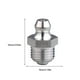thumbnail image 5 of Riwesomey 8 unids/set M6x1 boquilla de engrase roscada reemplazo de boquilla de aceite recta de acero inoxidable piezas de repuesto de mantenimiento Herramientas eléctricas Riwesomey TO012011-01, 5 of 6