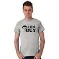 thumbnail image 5 of Fun Guy Fungi Mushroom Nerdy Geeky Men's Graphic T Shirt Tees Brisco Brands S, 5 of 5