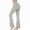 Gray, variant on ZHYou Womens Yoga Pants,Ribbed Knit,Tummy Control,Flared,Stretchy,Bootcut Comfort Fit Loungewear Trousers,Navy,Size S