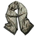 thumbnail image 2 of Men Silk Scarves 100 Silk Scarf Neckwear Wrap Neckerchief Formal Casual Business Party, 2 of 3