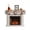 Brown, variant on Christmas Fireplace Mantel Scarf Cover 90"Wx17"L, Fireplace Mantel Shelf Top Runner, Xmas Tree Snowflake House Mantle Dresser Scarves Table Runner for Holiday Party Living Room Decorations