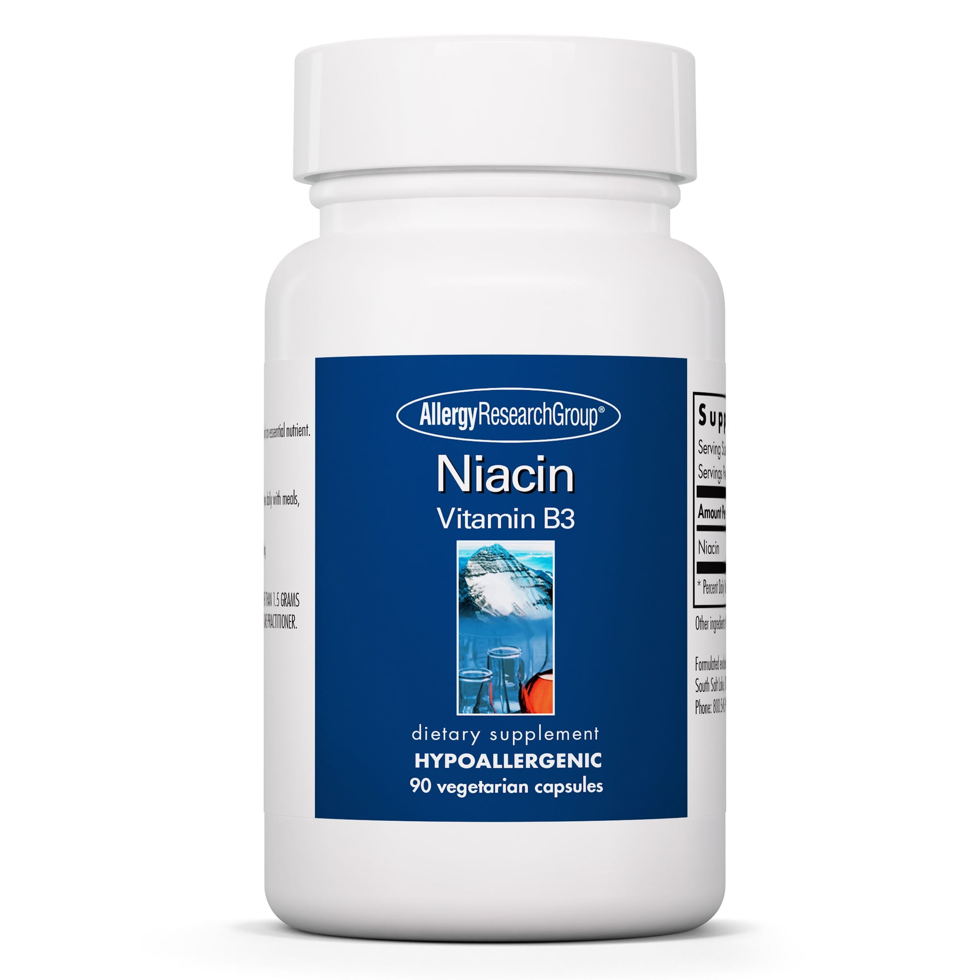 Buy Allergy Research Group Niacin Vitamin B3, Nicotinic Acid 90