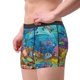 thumbnail image 2 of Balery Sea World Calzoncillos bóxer para hombre, ropa interior de algodón suave y transpirable con cinturilla de nailon-Medium, 2 of 5