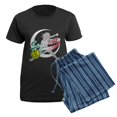 thumbnail image 5 of CafePress - Girls Softball Women's Dark Pajamas - Women's Short Sleeve Print T-Shirt and Pants Dark Cotton Pajama Set, 5 of 7