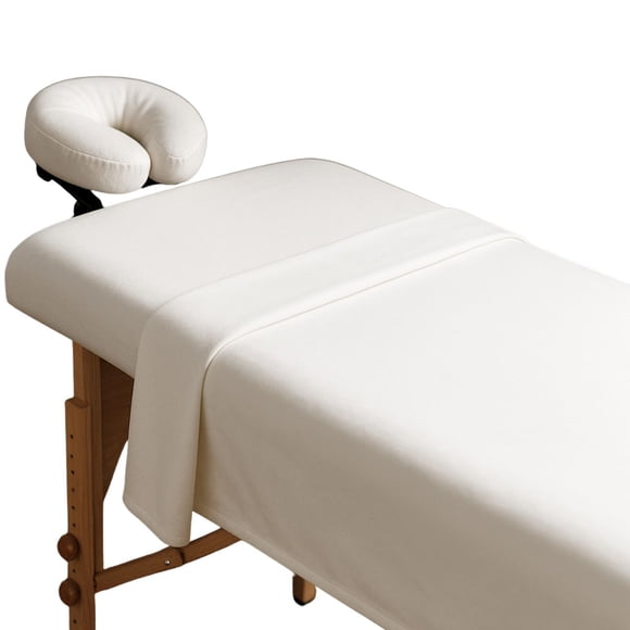 Kit Spa 3 Pzas Sábanas Para Cama De Masaje - Blanco