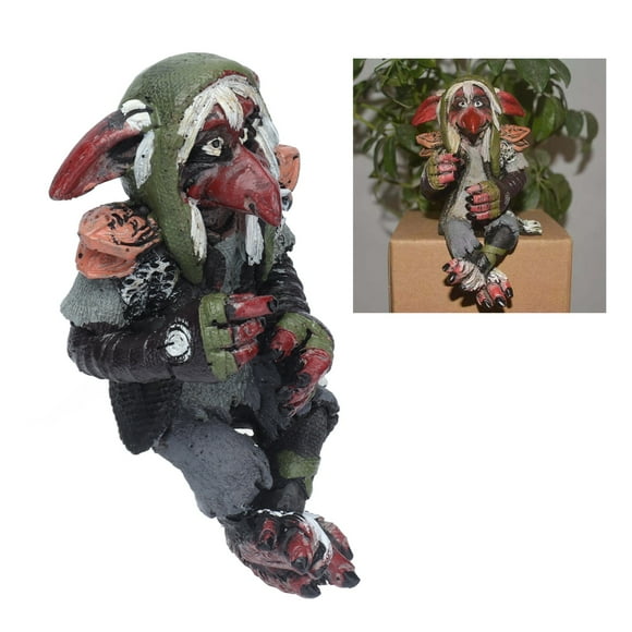 Garden Goblin Statue, Interesting Home Decor Lifelike Garden Big Goblin Statue for Christmas for Holiday