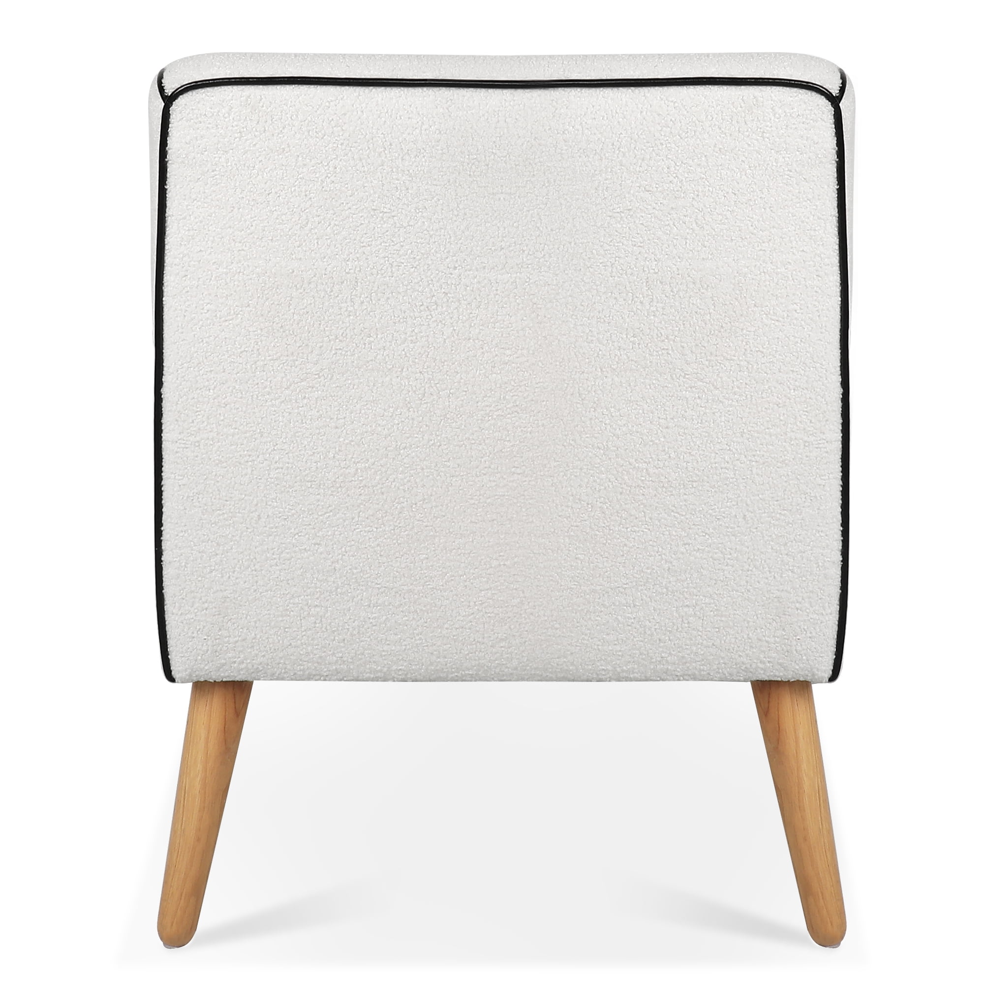 YYAo Modern Accent Chair, Teddy Velvet Upholstered Armchair for Living Room Bedroom Small Spaces, White YYAo Modern Accent Chair, Teddy Velvet Upholstered Armchair for Living Room Bedroom Small Spaces, White