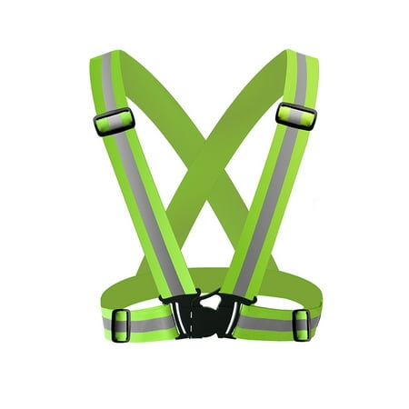 

WREA Reflective Vest Adjustable Durable Practical Reflective Safety Belt