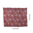 thumbnail image 2 of Glow in The Dark Blanket,Christmas Snowflake Elk Pattern Flannel Fleece Blanket,Soft Plush Blanket for Kids 39.37x59in Pink, 2 of 8