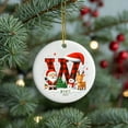 thumbnail image 5 of karymi 26 Letters Christmas Tree Decoration Pendant Christmas Tree Ornaments Personalized DIY Christmas Ornaments Christmas Decoration Xmas Tree Hanging Decor Christmas Party Favors, 5 of 6