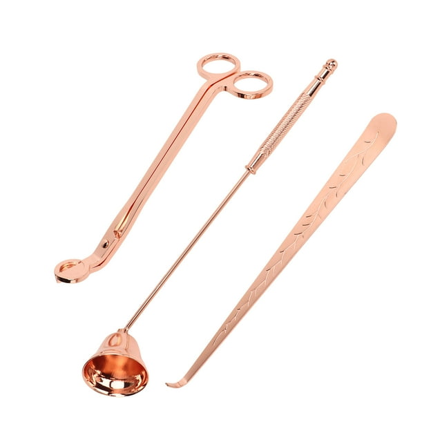 Snuffer de Velas, Accesorio de Velas Set Rose Gold Wick Dipper Incisivo para Uso Diario