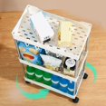 thumbnail image 4 of Portable Kitchen Bathroom Cart Multi Layer Shelving Unit For Small Area and Homes, 4 of 17
