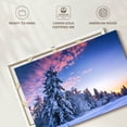 thumbnail image 6 of Elephant Stock Pink Sunset At Winter Wall Art - Horizontal Canvas Wall Art - Living Room Wall Decor - Nature Canvas - Gray And Pink Decor - 24" x 16", 6 of 8