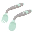 thumbnail image 3 of 1 Set Baby Eating Cutlery Kit Bendable Spoon and Fork Training Set for Home, 3 of 9