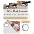 thumbnail image 5 of Colorful Roses Floral Blackout Curtains for Bedroom - 84 Inch Long Light Blocking 2 Panels Set, Farmhouse Spring Flowers Vintage Thermal Insulated Living Room Drapes Grommet Window Curtains 52"x84", 5 of 8