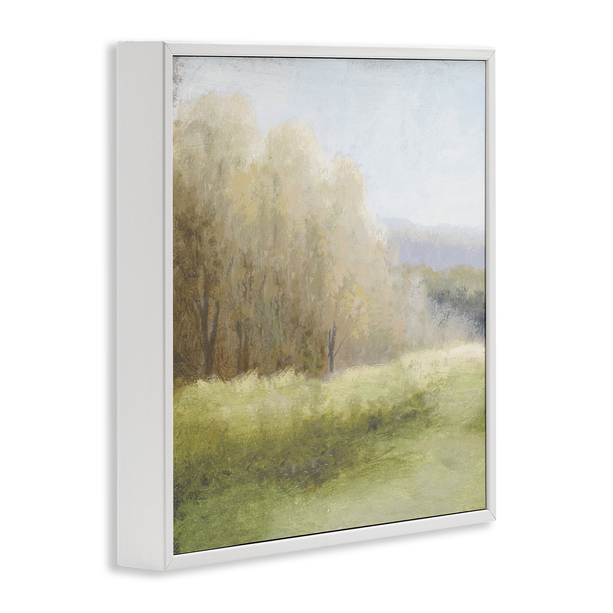Stupell Industries Within Familiar Place Meadow White Framed Giclee Art, design by Michael Marcon