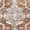 Rust/Blue, variant on Safavieh Heirloom Lucy Oriental Polyester Area Rug, Rust/Blue, 5'3" x 7'6"