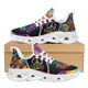 thumbnail image 1 of Zapatillas de plataforma hippies , nuevas zapatillas de malla para hombre y mujer, informales, con amortiguación de aire, color melocotón y amor., 1 of 6
