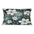thumbnail image 2 of Designart "Whitecap Floral Serenity" Floral Printed Throw Pillow, 2 of 5