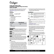 Culligan US-600A Under Sink Drinking Water Filter System - Includes D-20A Filter Cartridge