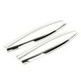 thumbnail image 2 of 4pcs Chrome Window Visor Vent Sun Shade Rain Deflector Fits for Honda civic 2012-2015, 2 of 8