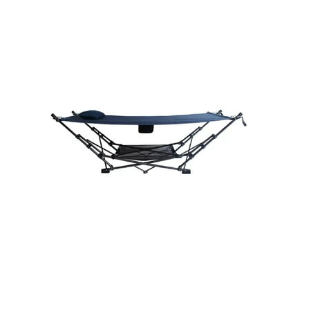 Portable Folding Hammock Blue