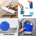 thumbnail image 3 of lamsexx 8Pcs Microfiber Mop Pads,16.5''x 5.5'' Blue Reusable Microfiber Spray Mop Replacement Heads for Wet/Dry Mops,for Home and Office Cleaning Scrubbing Floor Mop Pad, 3 of 5