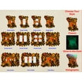 thumbnail image 4 of Off The Wall Plates - Marble Art Yellow - Red Holographic Decorative Acrylic Cover Single Outlet Wallplate, 4 of 5