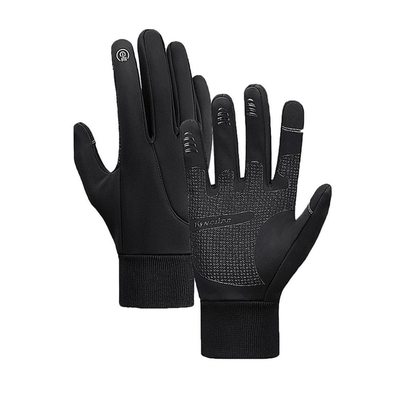 Jacenvly Winter Gloves Waterproof Cycling Gloves for Winter