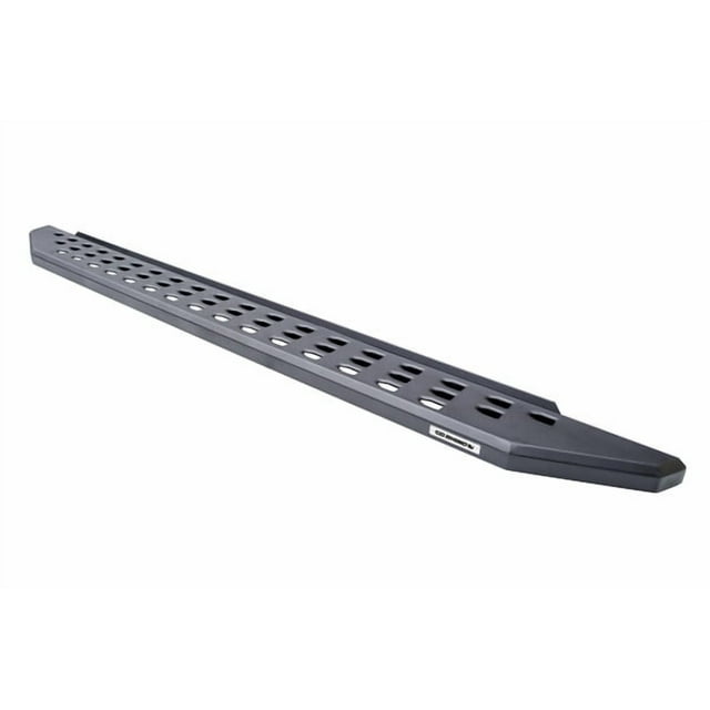 Go Rhino Running Board 69410687PC RB20; Textured Powder Coated; Black; Galvanized Steel; Unlighted; Rocker Panel Mount